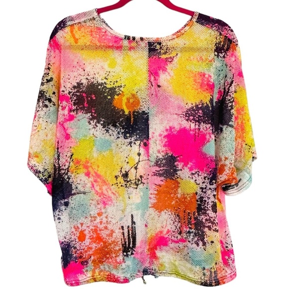 Inner Circle Size Large Multi Color Mesh Top w/Bottom Drawstring - Picture 2 of 3